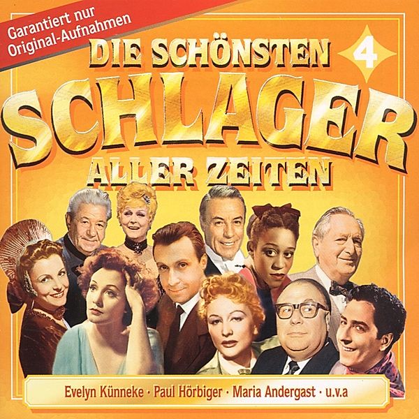 Die Schönsten Schlager Aller 4, Diverse Interpreten