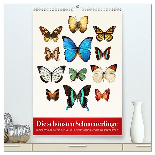 Die schönsten Schmetterlinge (hochwertiger Premium Wandkalender 2024 DIN A2 hoch), Kunstdruck in Hochglanz, Wildlife Art Print