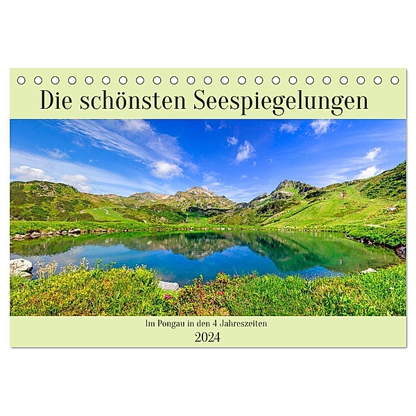Die schönsten Seespiegelungen (Tischkalender 2024 DIN A5 quer), CALVENDO Monatskalender, Christa Kramer