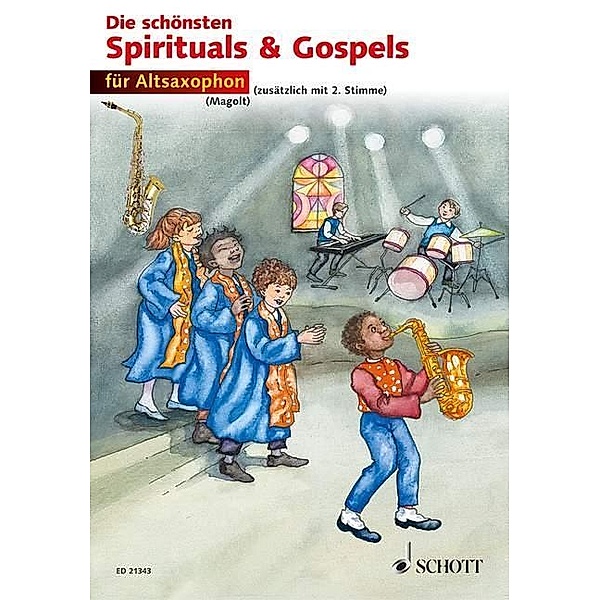 Die schönsten Spirituals & Gospels, für 1-2 Alt-Saxophone in Es