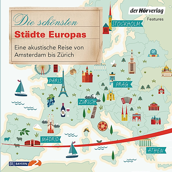 Die schönsten Städte Europas,5 Audio-CD, Florian Schairer, Vera Wollen, Manfred Schuchmann