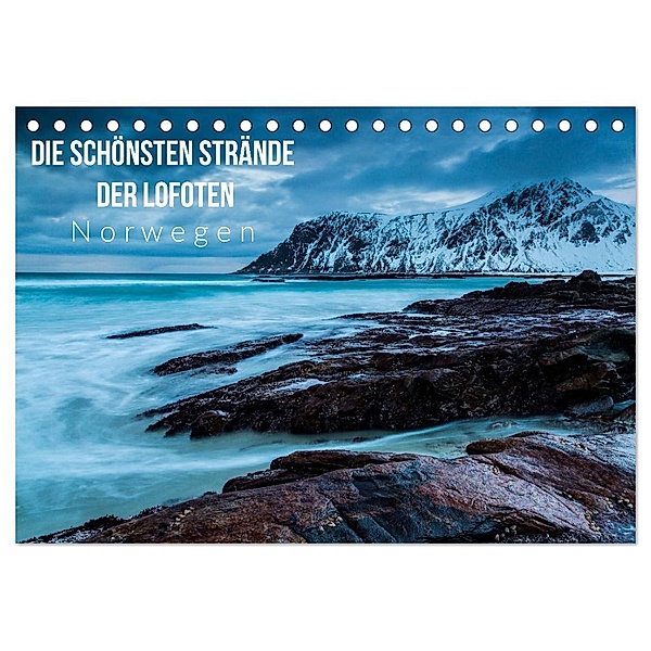 Die schönsten Strände der Lofoten - Norwegen (Tischkalender 2024 DIN A5 quer), CALVENDO Monatskalender, Mikolaj Gospodarek