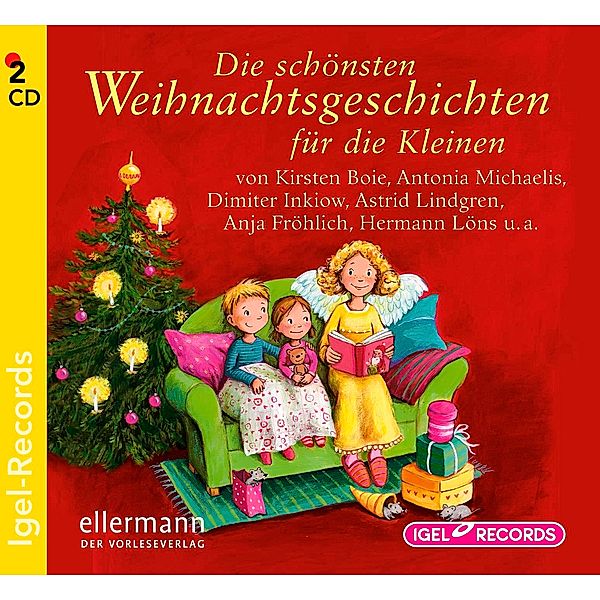 Die schönsten Weihnachtsgeschichten für die Kleinen, 2 Audio-CDs, Kirsten Boie, Antonia Michaelis, Dimiter Inkiow
