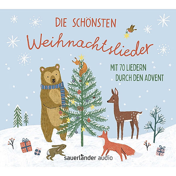 Die schönsten Weihnachtslieder,2 Audio-CD, Ulrich Steier, Jürgen Treyz, ATZE Musiktheater, Rolf Zuckowski, Bernd Kohlhepp, Fredrik Vahle