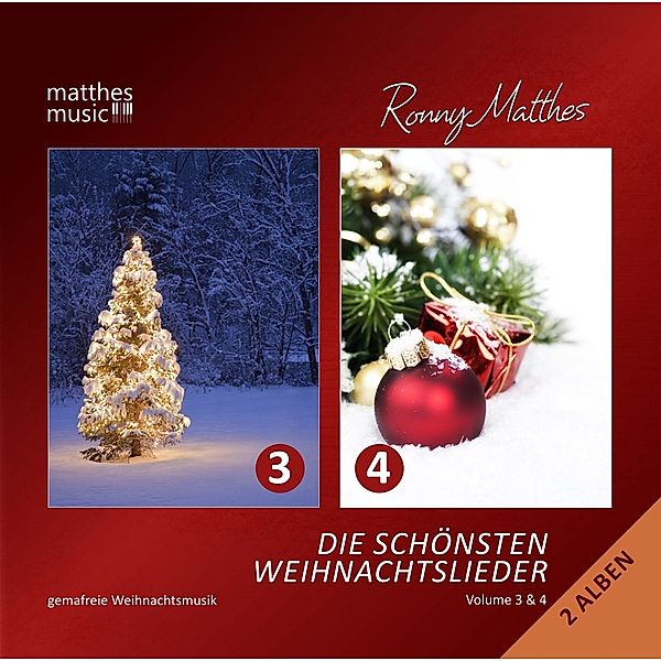 Die Schönsten Weihnachtslieder (3 & 4), Gemafrei, Weihnachtsmusik, Ronny Matthes, Gemafreie Musik