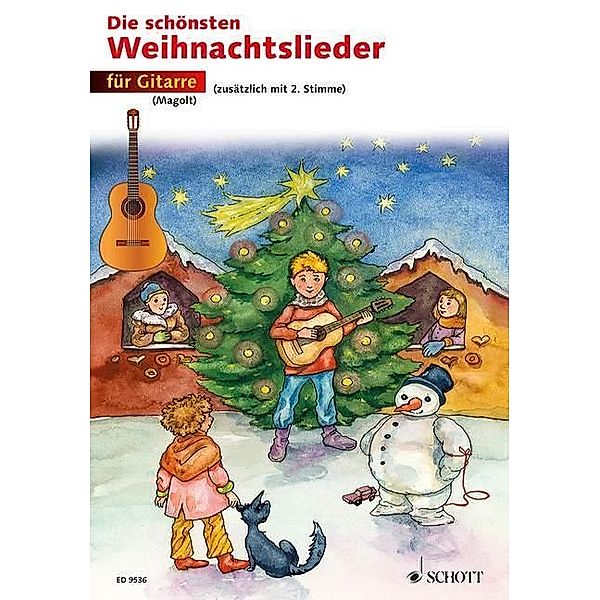 Die schönsten Weihnachtslieder, für 1-2 Gitarren