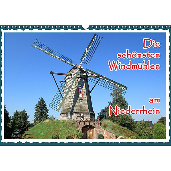Die schönsten Windmühlen am Niederrhein (Wandkalender 2019 DIN A3 quer), Michael Jäger