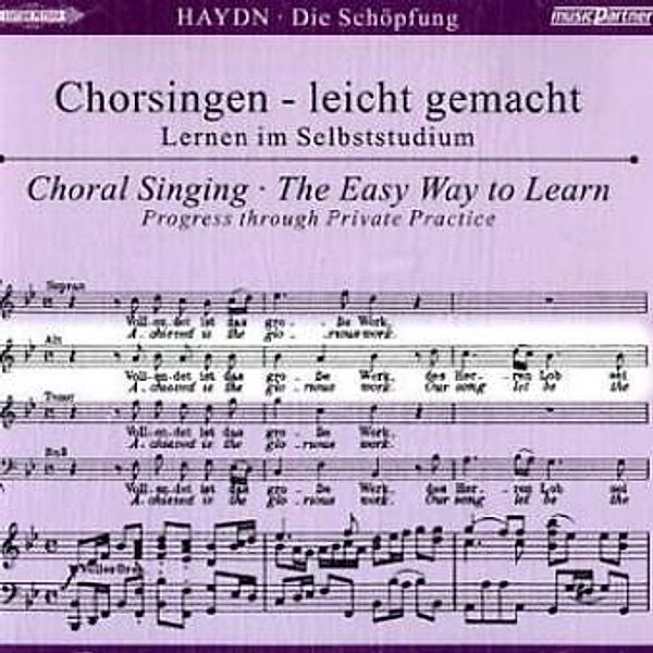 Die Schöpfung Hob.XXI:2, Chorstimme Alt, 1 Audio-CD, Joseph Haydn