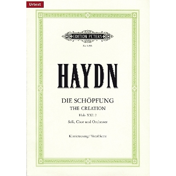 Die Schöpfung Hob.XXI:2, Klavierauszug, Joseph Haydn