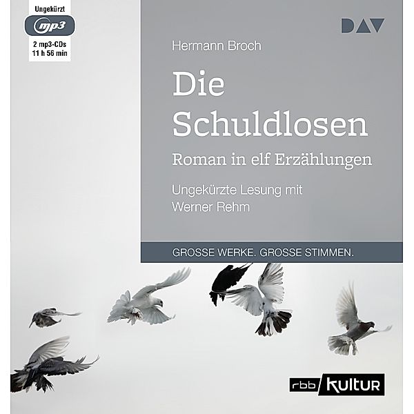 Die Schuldlosen, 2 MP3-CDs, Hermann Broch