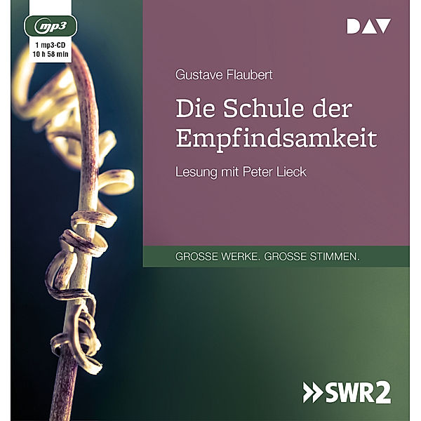 Die Schule der Empfindsamkeit,1 Audio-CD, 1 MP3, Gustave Flaubert