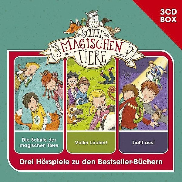Die Schule der magischen Tiere - 3-CD Hörspielbox Vol. 1.Vol.1,3 Audio-CDs, Margit Auer