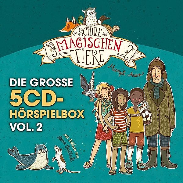 Die Schule der magischen Tiere - Die große 5CD Hörspielbox.Vol.2,5 Audio-CD, Die Schule der magischen Tiere