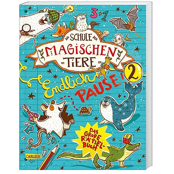 Die Schule der magischen Tiere: Endlich Pause! Das grosse Rätselbuch Band 2, Nikki Busch, Margit Auer