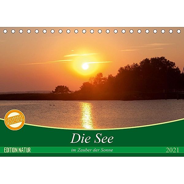 Die See im Zauber der Sonne (Tischkalender 2021 DIN A5 quer), Angela Münzel-Hashish - www.tierphotografie.com