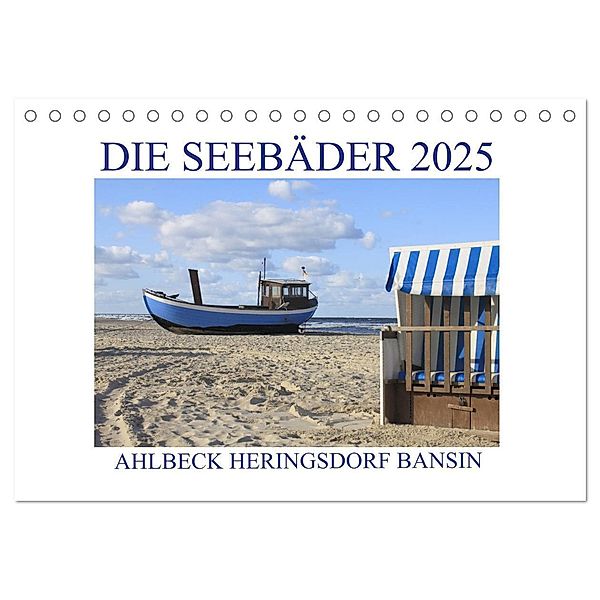 Die Seebäder 2025 (Tischkalender 2025 DIN A5 quer), CALVENDO Monatskalender, Calvendo, Susanne Fuchs