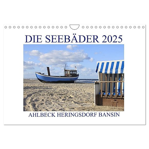 Die Seebäder 2025 (Wandkalender 2025 DIN A4 quer), CALVENDO Monatskalender, Calvendo, Susanne Fuchs