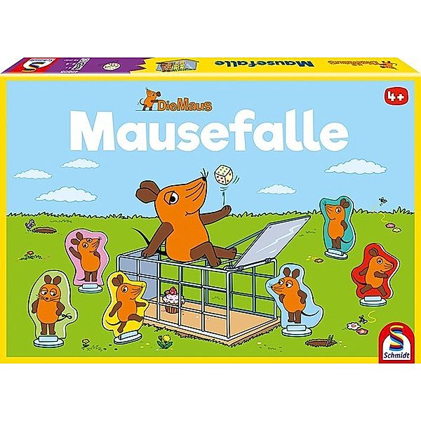 SCHMIDT SPIELE Die Sendung mit der Maus, Mausefalle (Kinderspiel)