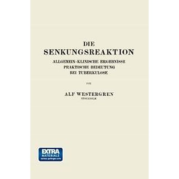 Die Senkungsreaktion, Alf Westergren