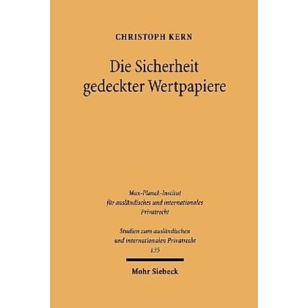 Die Sicherheit gedeckter Wertpapiere, Christoph Kern