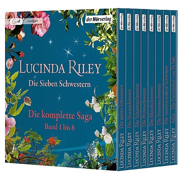 Die Sieben Schwestern-Saga (1-8),15 Audio-CD, 15 MP3, Lucinda Riley, Harry Whittaker