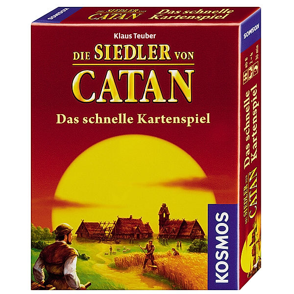 Kosmos Spiele Die Siedler von Catan- Das schneller Kartenspiel, 2-4 Spieler, ab 8J, Klaus Teuber