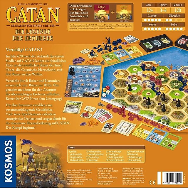 Die Siedler von Catan, Die Legende der Eroberer Spiel-Zubehör | Weltbild.at