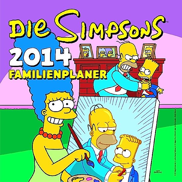 Die Simpsons, Familienplaner 2014, Matt Groening, Bill Morrison