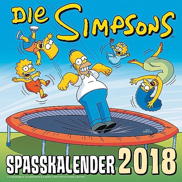 Die Simpsons Spaßkalender 2018, Matt Groening
