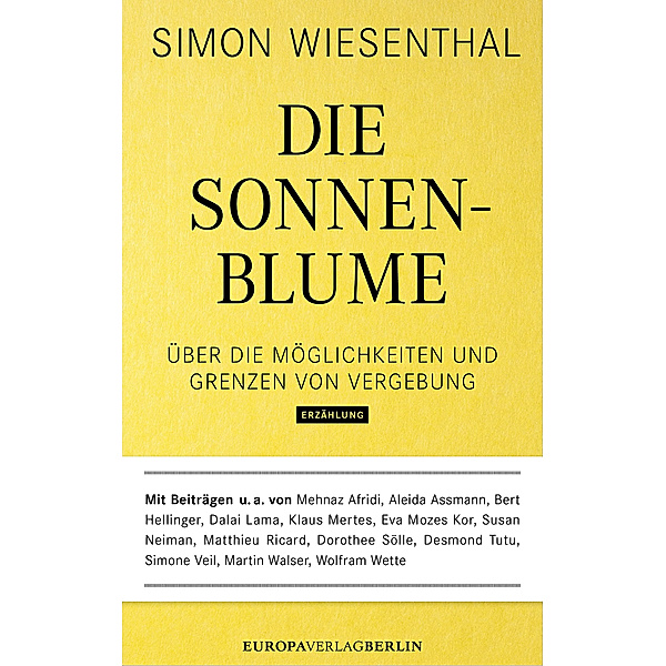 Die Sonnenblume, Simon Wiesenthal, Nicola Jungsberger