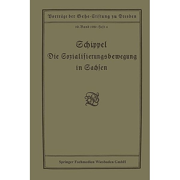 Die Sozialisierungsbewegung in Sachsen, Max Schippel