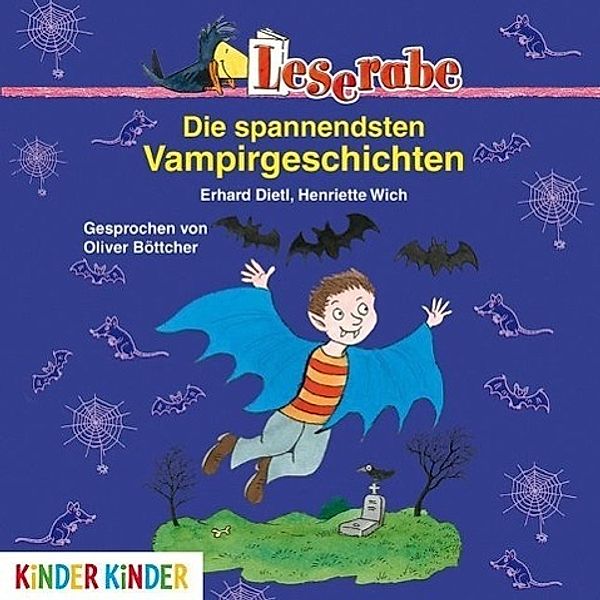 Die spannendsten Vampirgeschichten, 1 Audio-CD, Erhard Dietl, Henriette Wich