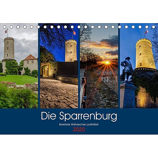 Die Sparrenburg. Bielefelds Wahrzeichen porträtiert. (Tischkalender 2020 DIN A5 quer), Rico Dumcke