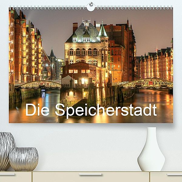 Die Speicherstadt (Premium-Kalender 2020 DIN A2 quer), Joachim Hasche