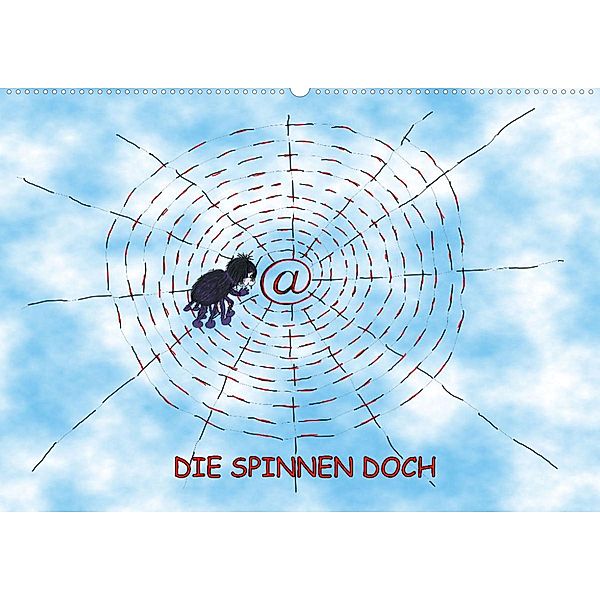 DIE SPINNEN DOCHAT-Version  (Wandkalender 2023 DIN A2 quer), Ingrid Besenböck