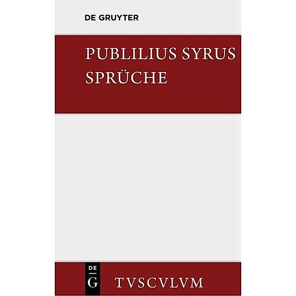 Die Sprüche, Publilius Syrus