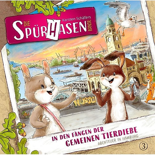 Die Spürhasen-Bande - In den Fängen der gemeinen Tierdiebe,1 Audio-CD, Karsten Schäfer