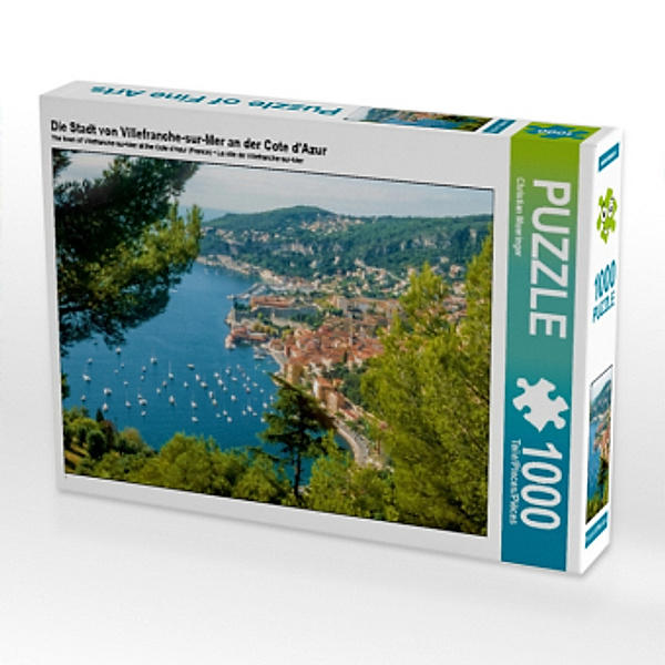 Die Stadt von Villefranche-sur-Mer an der Cote d'Azur (Puzzle), Christian Mueringer