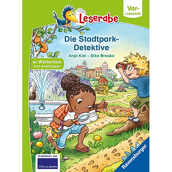 Die Stadtpark-Detektive - lesen lernen mit dem Leseraben - Erstlesebuch - Kinderbuch ab 5 Jahren - erstes Lesen - (Leserabe Vorlesestufe), Anja Kiel