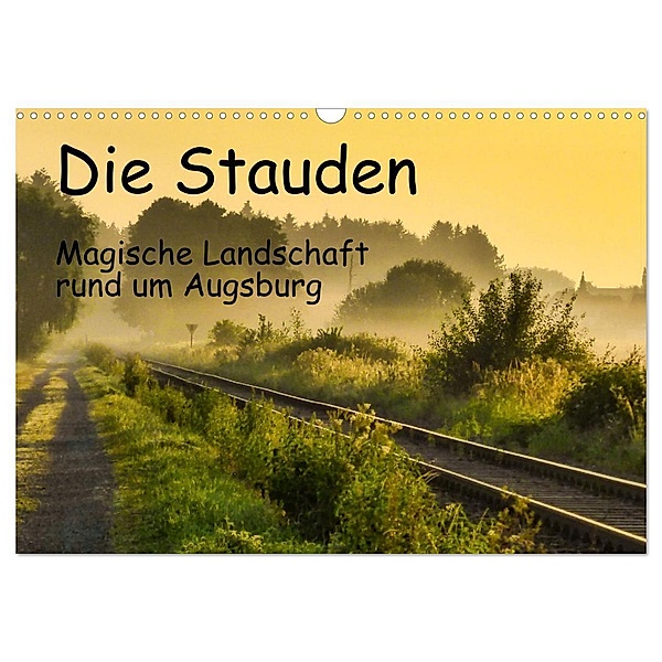 Die Stauden, magische Landschaft rund um Augsburg (Wandkalender 2024 DIN A3 quer), CALVENDO Monatskalender, Herbert Böck