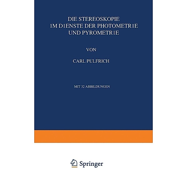 Die Stereoskopie, Carl Pulfrich