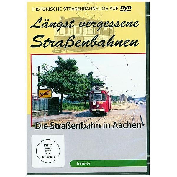 Die Straßenbahn in Aachen - Längst vergessene Straßenbahnen,1 DVD