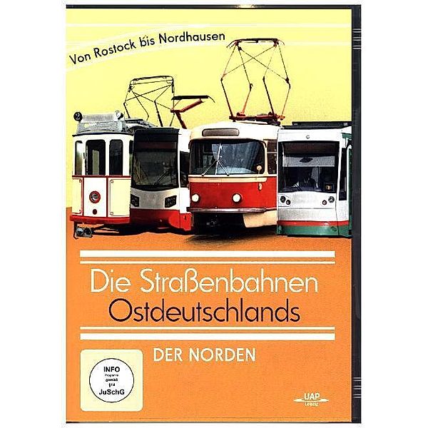 Die Straßenbahnen Ostdeutschlands - Der Norden von Rostock bis Nordhausen,1 DVD