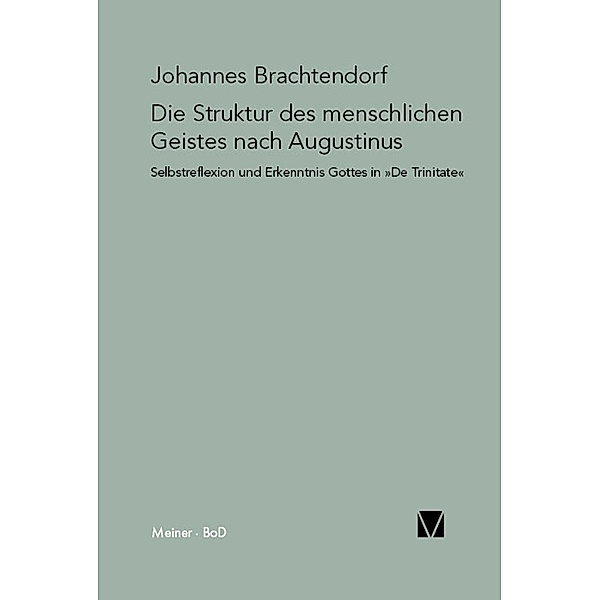 Die Struktur des menschlichen Geistes nach Augustinus / Paradeigmata Bd.19, Johannes Brachtendorf