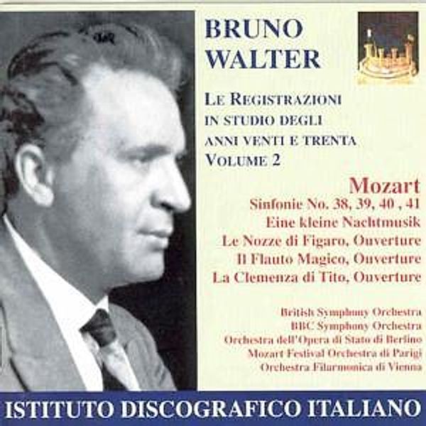 Die Studioaufnahmen Vol.2, Bruno Walter