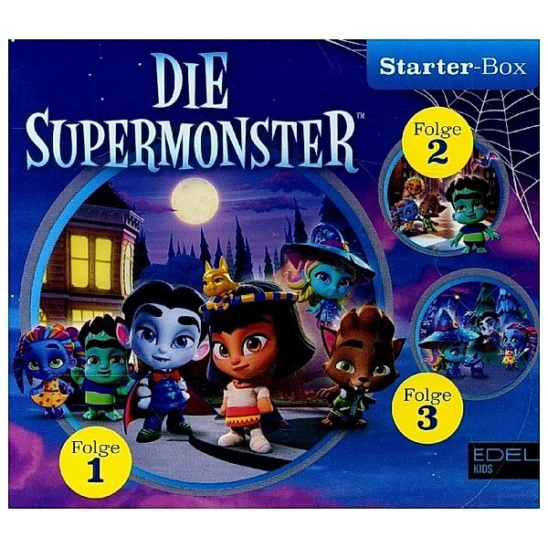 Die Supermonster - Starter-Box.Box.1,3 Audio-CD, Die Supermonster