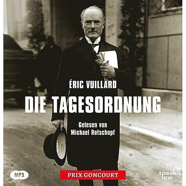 Die Tagesordnung,1 MP3-CD, Éric Vuillard