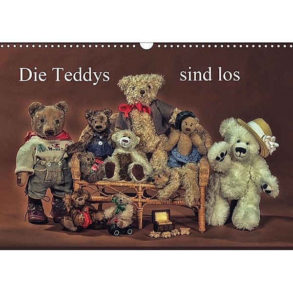 Die Teddys sind los (Wandkalender 2021 DIN A3 quer), Claus Eckerlin
