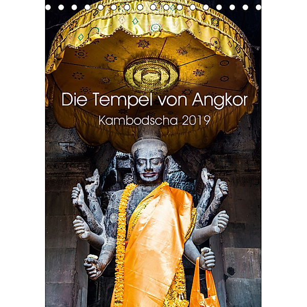Die Tempel von Angkor (Tischkalender 2019 DIN A5 hoch), Jürgen Wolf
