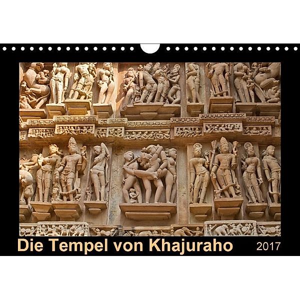 Die Tempel von Khajuraho (Wandkalender 2017 DIN A4 quer), N N